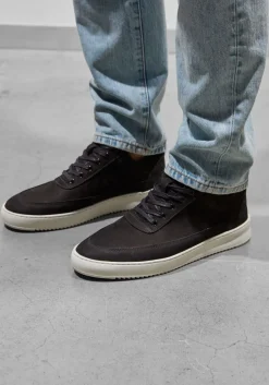 FILLING PIECES e lage sneakers low top ripple nubuck zwart Clearance