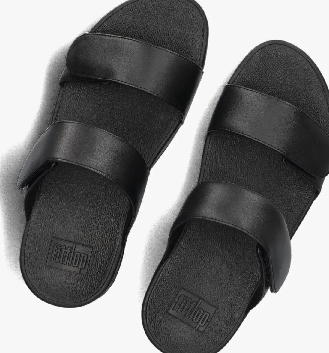 FITFLOP e slippers lulu adjustable shimmerlux sides zwart Discount