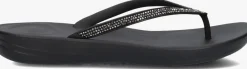 FITFLOP e teenslippers iqushion sparkle zwart New