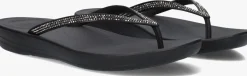 FITFLOP e teenslippers iqushion sparkle zwart New
