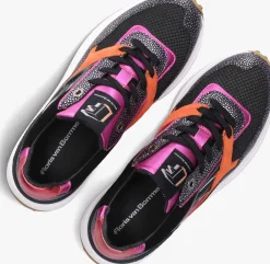 FLORIS VAN BOMMEL e lage sneakers sfw-10128 noppi zwart New