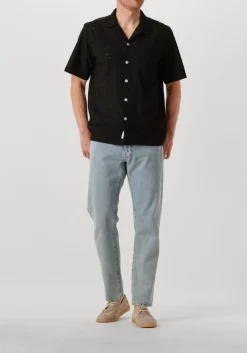 FORÉT e forét casual overhemd leo paisley shirt zwart Best