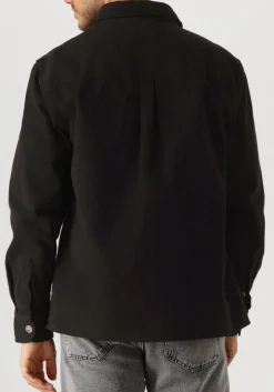 FORÉT e forét overshirt fellow twill shirt zwart Hot