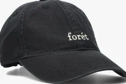 FORÉT e forét pet hawk washed cap zwart Hot