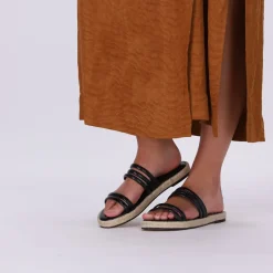 FRED DE LA BRETONIERE e slippers 154010004 zwart Discount