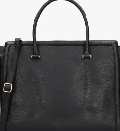 FRED DE LA BRETONIERE e handtas mika businessbag zwart Outlet