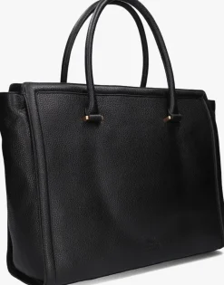 FRED DE LA BRETONIERE e handtas mika businessbag zwart Outlet