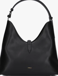 FURLA e schoudertas goccia m hobo zwart Clearance