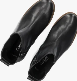 GABOR e chelsea boots 721 zwart