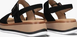 GABOR e platte sandalen 744.4 zwart Sale