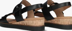 GABOR e platte sandalen 752 zwart Best