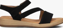 GABOR e platte sandalen 063 zwart Hot