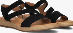 GABOR e platte sandalen 063 zwart Hot