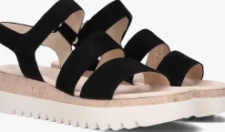 GABOR e platte sandalen 660 3 zwart Best