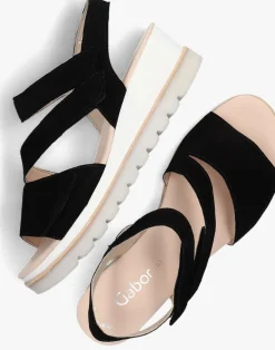 GABOR e sandalen 640.1 zwart Online