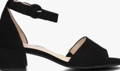 GABOR e sandalen met hak 902 zwart