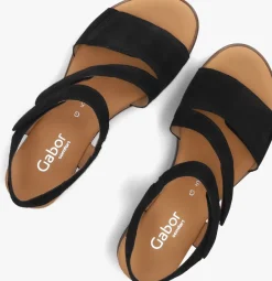 GABOR e sandalen met hak 750.2 zwart Discount