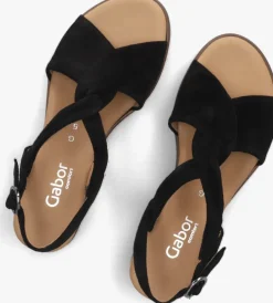 GABOR e sandalen met hak 751.1 zwart Clearance