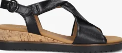 GABOR e sandalen met hak 751.01 zwart Clearance