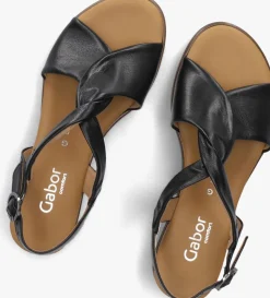 GABOR e sandalen met hak 751.01 zwart Clearance