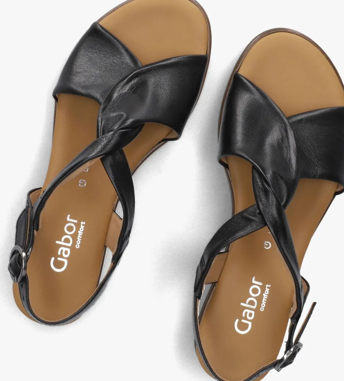 GABOR e sandalen met hak 751.01 zwart Clearance