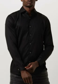 GENTI e klassiek overhemd s0009-1109 zwart Online