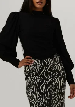 GESTUZ e blouses rifagz puff blouse noos zwart Online
