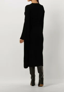 GESTUZ e midi jurk antaligz wool dress zwart Online