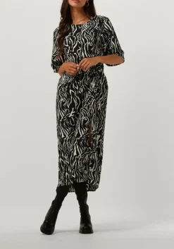 GESTUZ e midi jurk brayagz p midi dress zwart Outlet