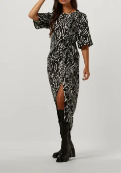 GESTUZ e midi jurk brayagz p midi dress zwart Outlet