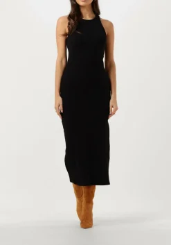 GESTUZ e midi jurk drewgz sl long dress noos zwart Best