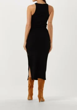 GESTUZ e midi jurk drewgz sl long dress noos zwart Best