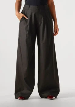 GESTUZ e pantalon elarahgz linen hw pants zwart Sale