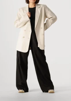 GESTUZ e pantalon elarahgz linen hw pants zwart Sale