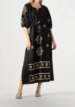 GREEK ARCHAIC KORI e maxi jurk 230652 zwart Discount