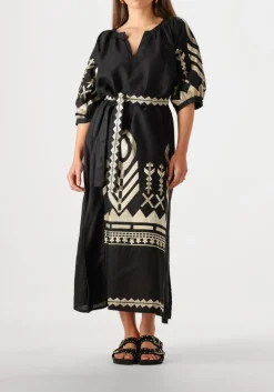 GREEK ARCHAIC KORI e maxi jurk 230654 zwart Online