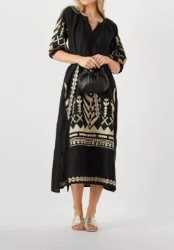 GREEK ARCHAIC KORI e maxi jurk 230654 zwart Online