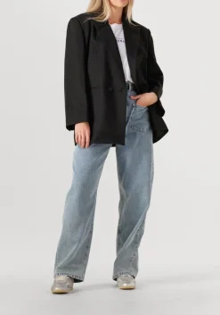 HAUTE L'AMITIÉ e haute l'amitié blazer premiere oversize triangle blazer zwart Clearance