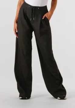 HAUTE L'AMITIÉ e haute l'amitié joggingbroek michelle tailor tie tall pant zwart