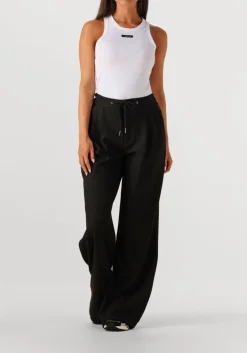 HAUTE L'AMITIÉ e haute l'amitié joggingbroek michelle tailor tie tall pant zwart