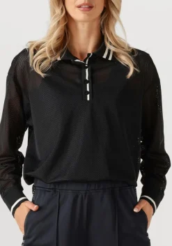 HAUTE L'AMITIÉ e haute l'amitié polo drift polo blouse zwart Online