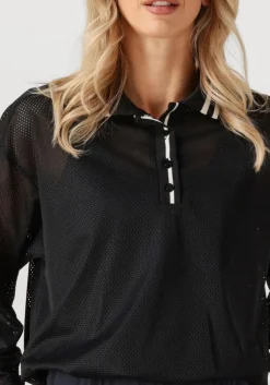 HAUTE L'AMITIÉ e haute l'amitié polo drift polo blouse zwart Online