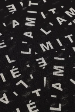 HAUTE L'AMITIÉ e haute l'amitié top l'amitie mesh ls o-neck zwart