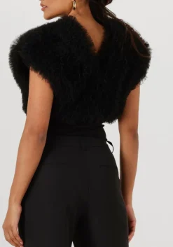 HAUTE L'AMITIÉ e haute l'amitié top new funky bodysuit zwart Outlet