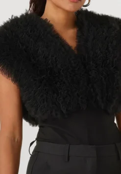 HAUTE L'AMITIÉ e haute l'amitié top new funky bodysuit zwart Outlet