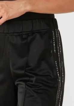 HAUTE L'AMITIÉ e haute l'amitié wijde broek logo tape track tall pant zwart New