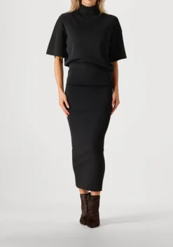 HERSKIND e midi jurk carrie knit dress zwart Sale