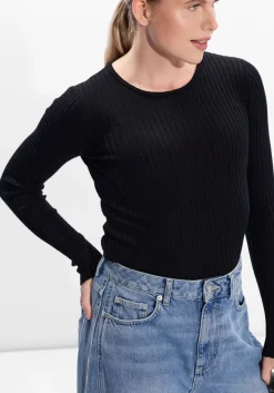 HERSKIND e trui camb knit blouse zwart Hot