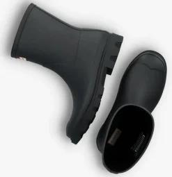 HUNTER e regenlaarzen downpour short wellington boots zwart