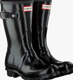 HUNTER e regenlaarzen womens original short zwart New
